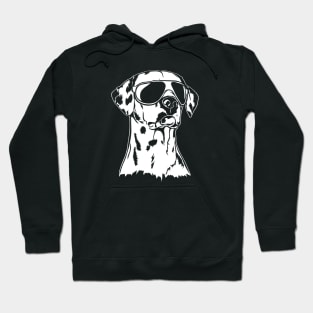 Funny Proud Dalmatian sunglasses cool dog Hoodie